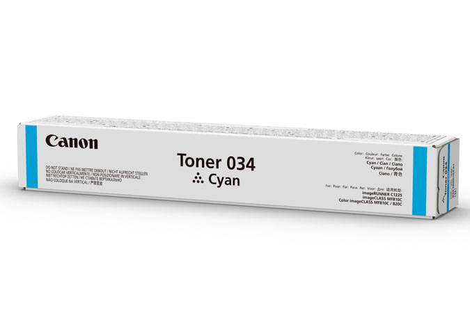Canon 034 tonercartridge 1 stuk(s) Origineel Cyaan
