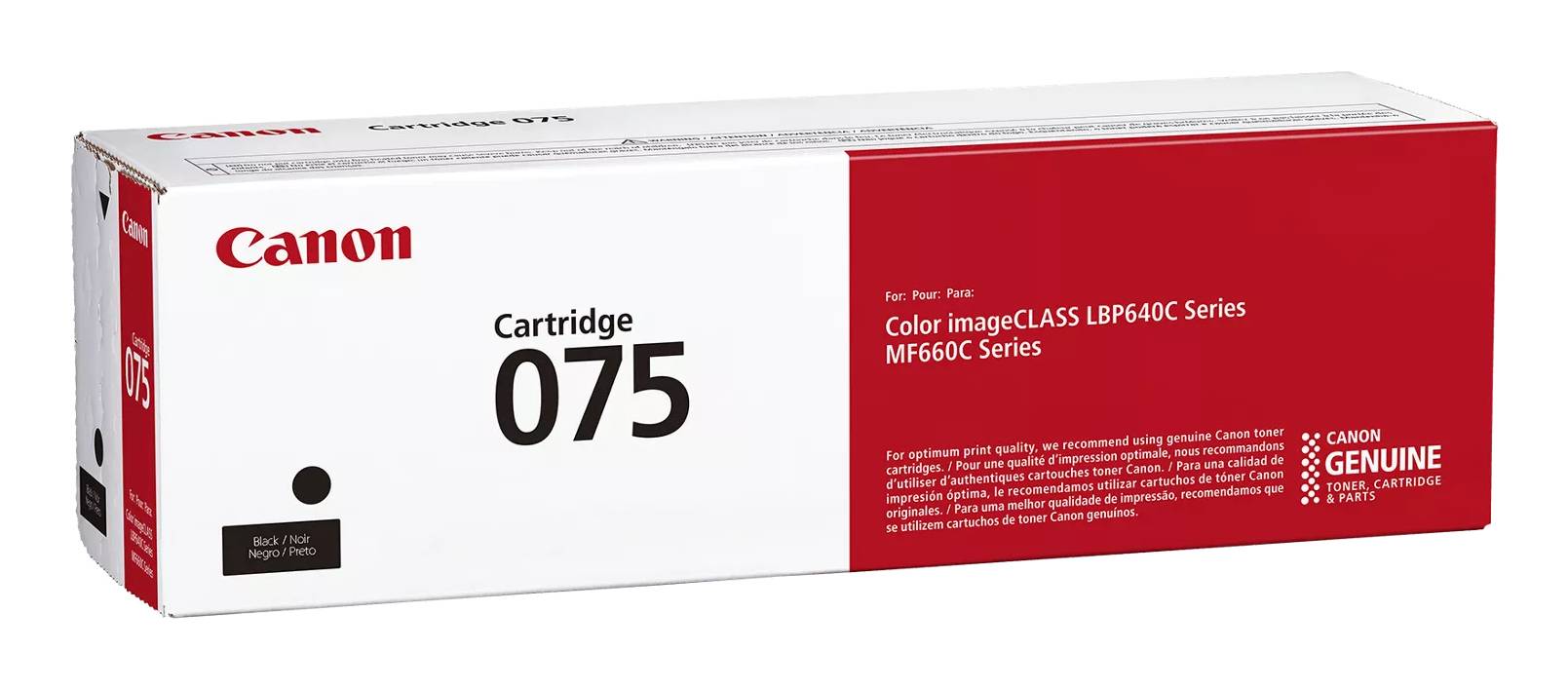 Canon 075 tonercartridge 1 stuk(s) Origineel Zwart