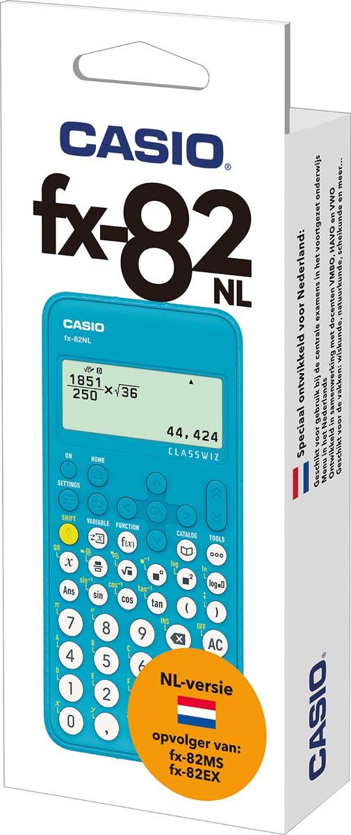 Casio wetenschappelijke rekenmachine Classwiz FX-82NL