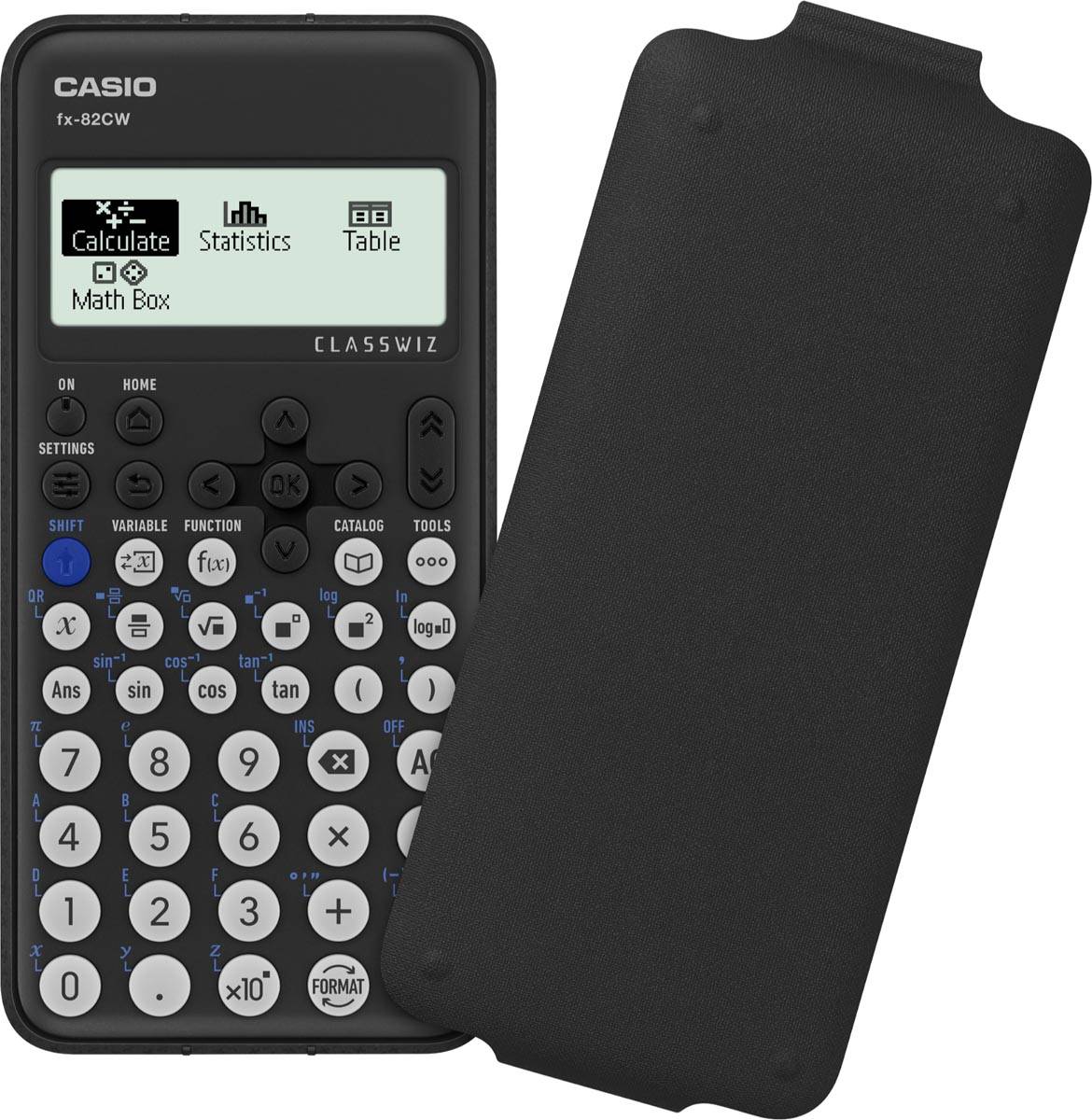 Casio wetenschappelijke rekenmachine FX82CW, Belgische versie