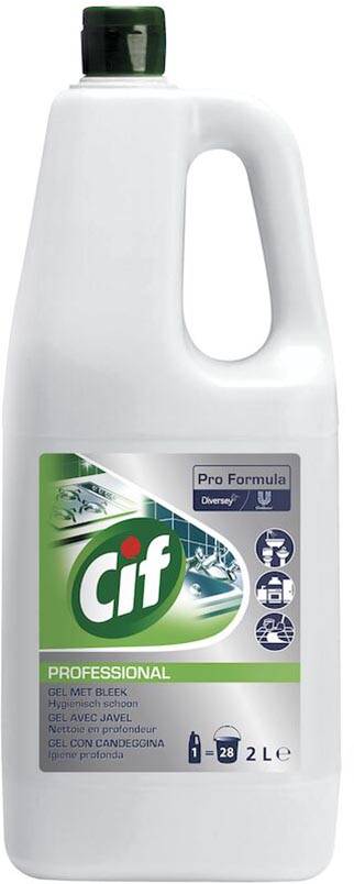 Cif Professional allesreiniger met bleekmiddel, fles van 2 l