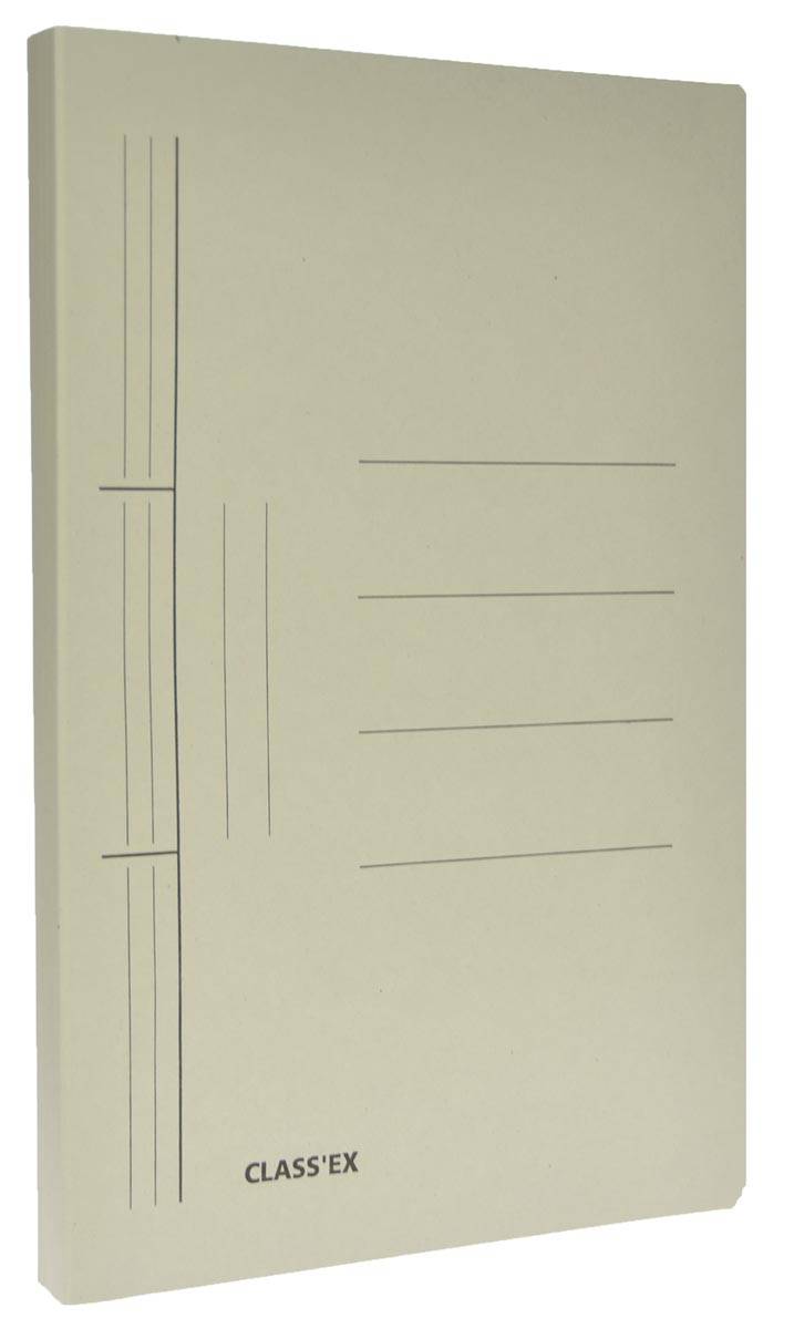 Class'ex hechtmap, ft 25 x 32 cm (voor ft A4), grijs