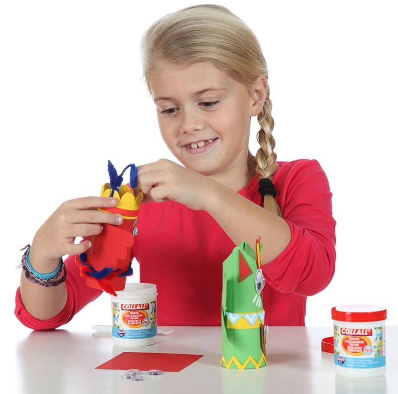 Collall plaksel, pot van 150 g, wit
