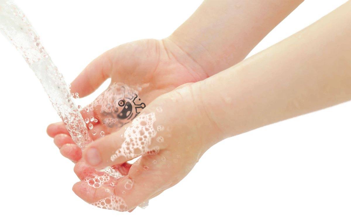 Colop printer 20 Microban, Protect kids stamp, stempel die kinderen helpt hun handen goed te wassen