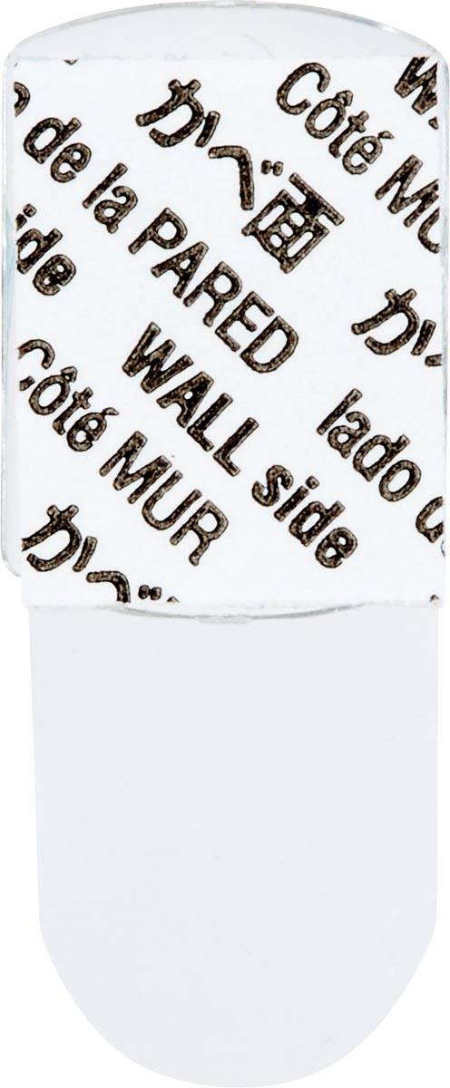 Command decohaak, extra small, draagvermogen 225 gram, transparant, blister van 20 stuks