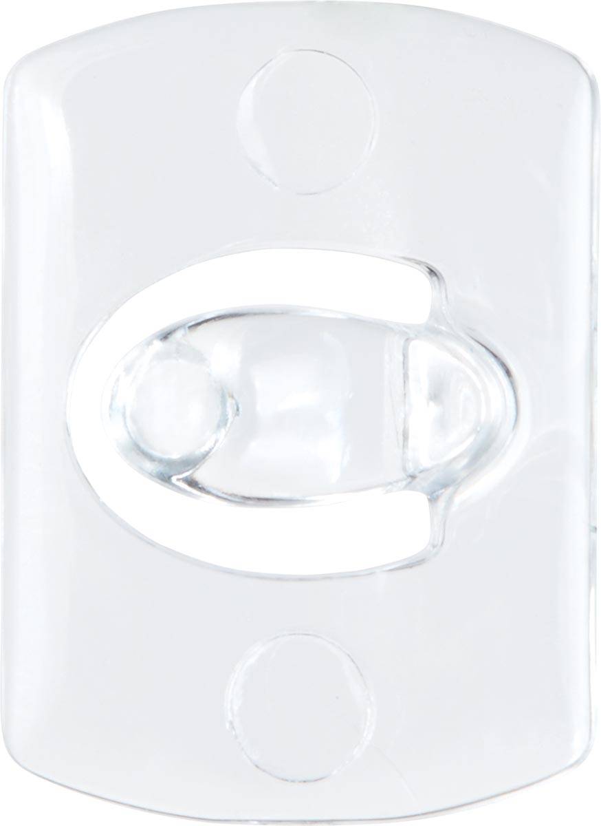 Command decohaak, extra small, draagvermogen 225 gram, transparant, blister van 20 stuks