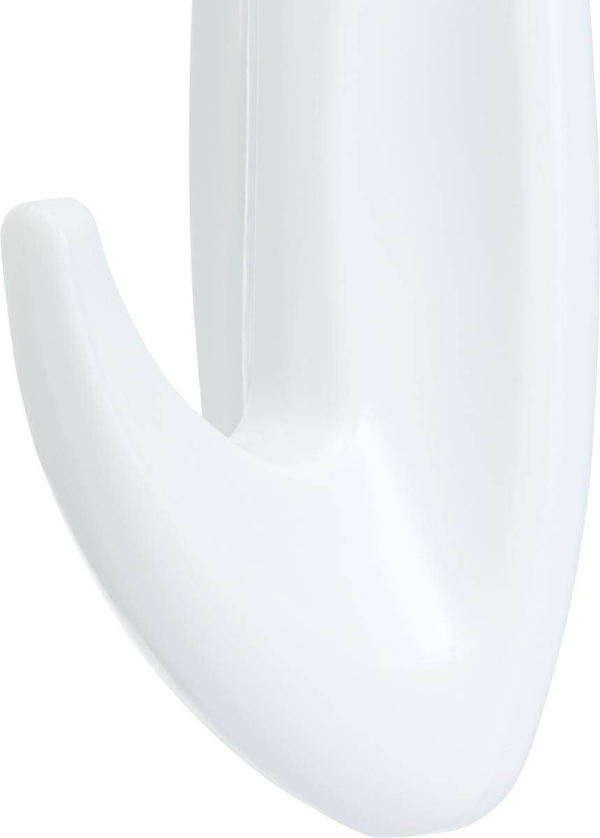 Command decohaak, medium, draagvermogen 1,4 kg, wit, waterbestendig, blister van 2 stuks