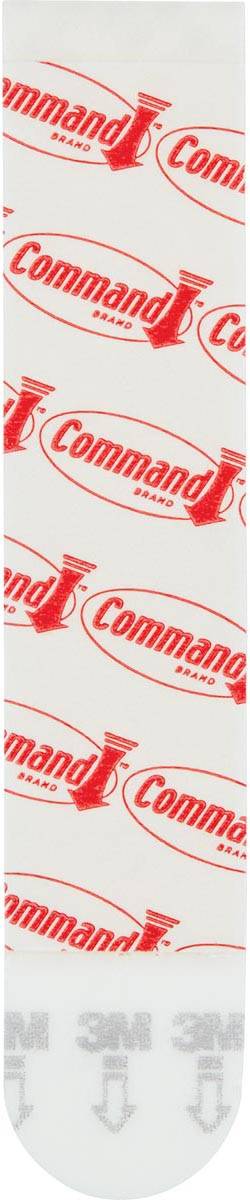 Command kleef- en navulstrip, large, wit, blister van 8 stuks