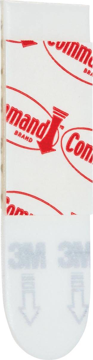 Command posterstrip, small, draagvermogen 225 gram, wit, blister van 12 stuks