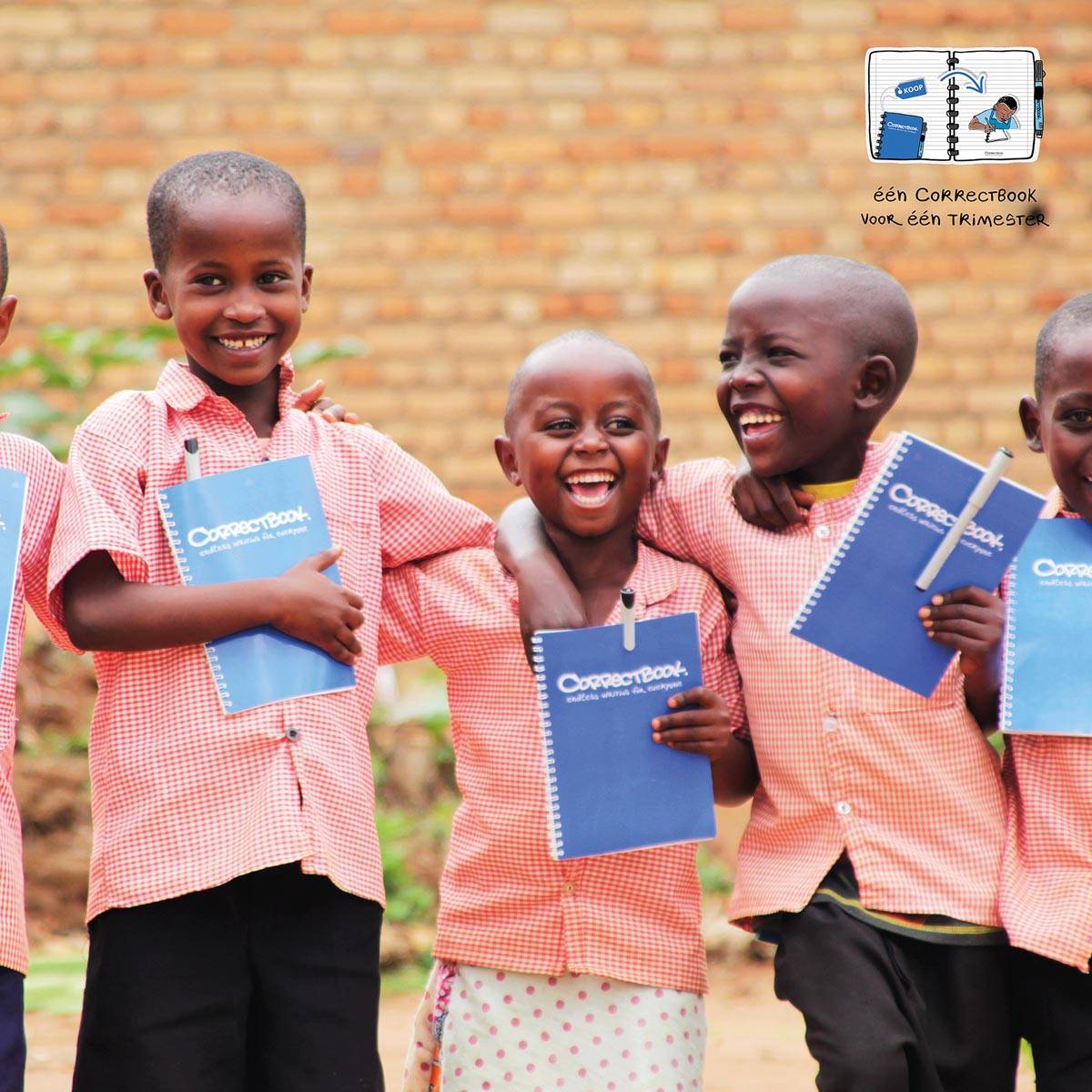 Correctbook A5 Original: uitwisbaar / herbruikbaar notitieboek, gelijnd, Ink Black (zwart)