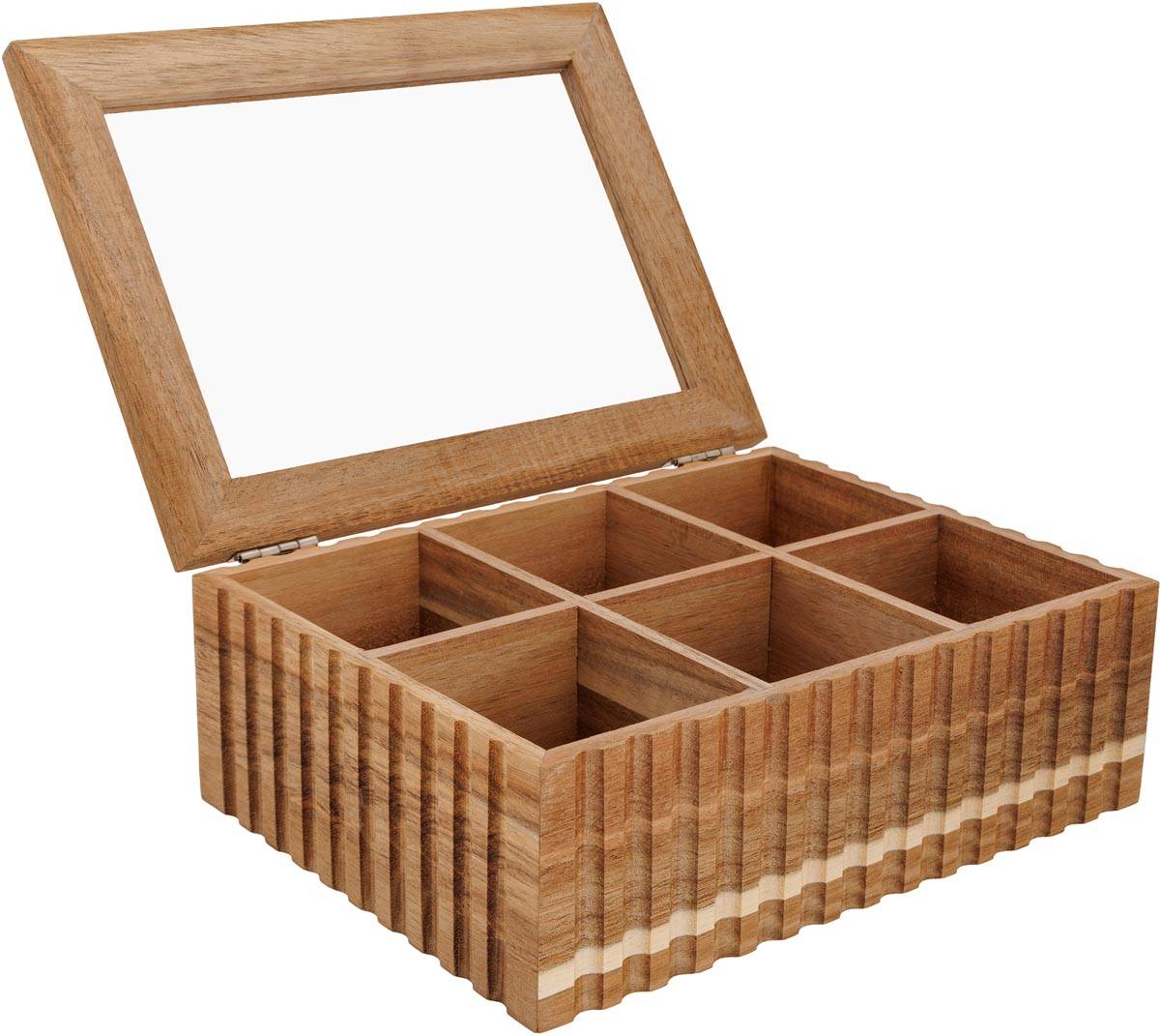 Cosy & Trendy theedoos, uit acacia