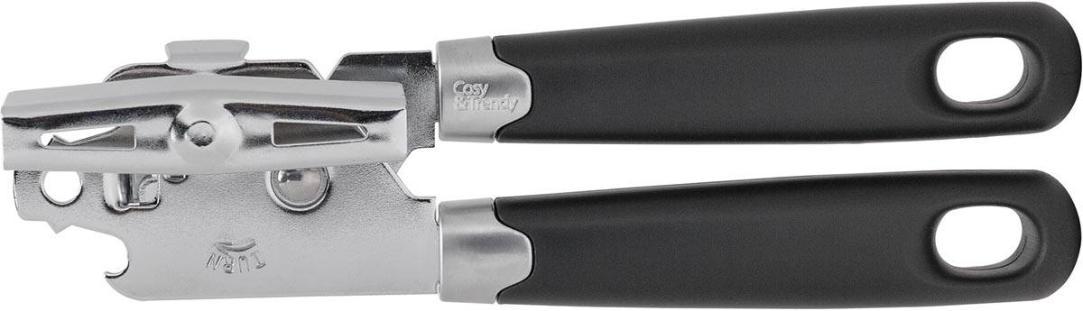 Cosy Delish blikopener, roestvrij staal, zwart