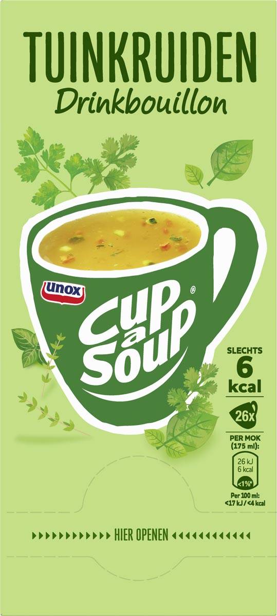 Cup-a-Soup drinkbouillon tuinkruiden, pak van 26 zakjes