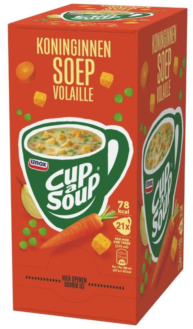 Cup-a-Soup Koninginnensoep, pak van 21 zakjes