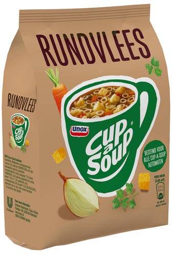 Cup-a-Soup vending, rundvlees, 140 ml, zak van 40 porties