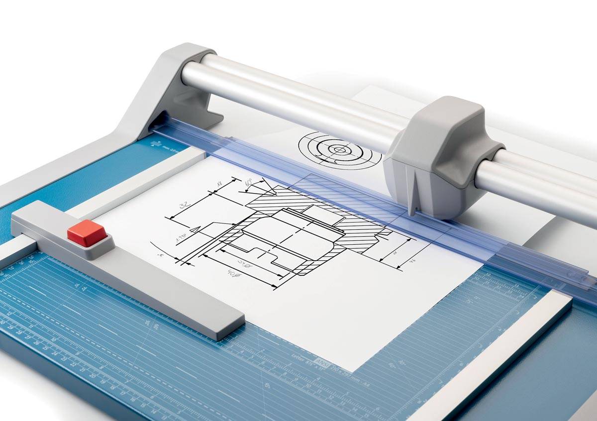Dahle rolsnijmachine 552 voor ft A3, capaciteit: 20 vel