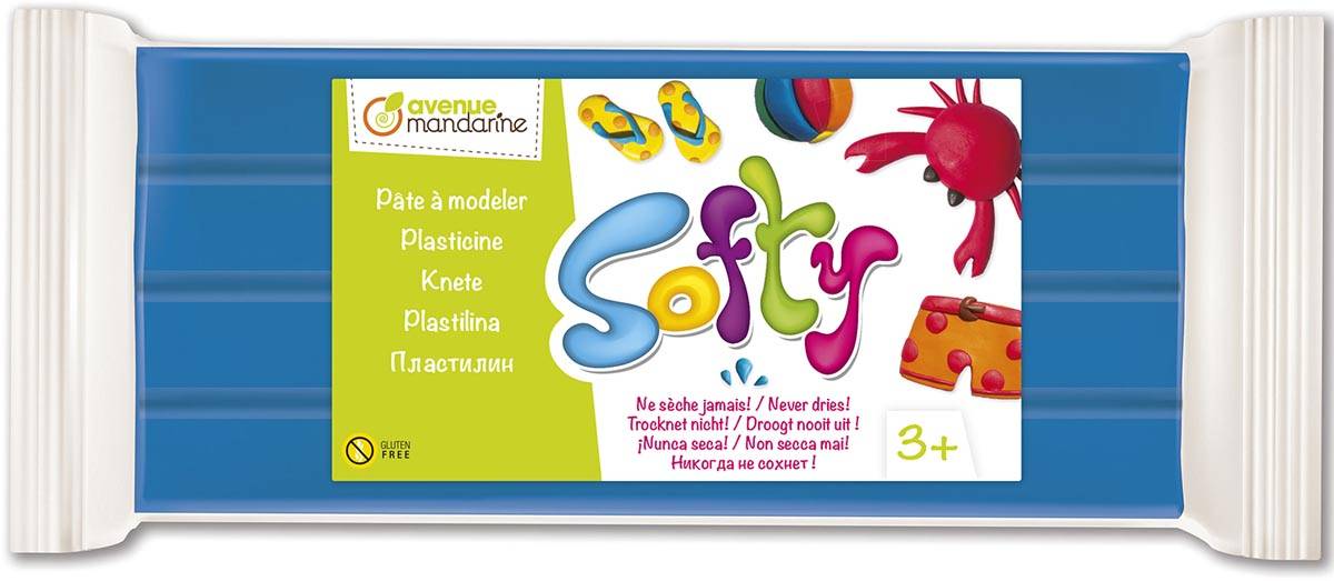Darwi boetseerpasta Softy blauw
