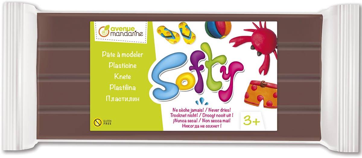 Darwi boetseerpasta Softy bruin