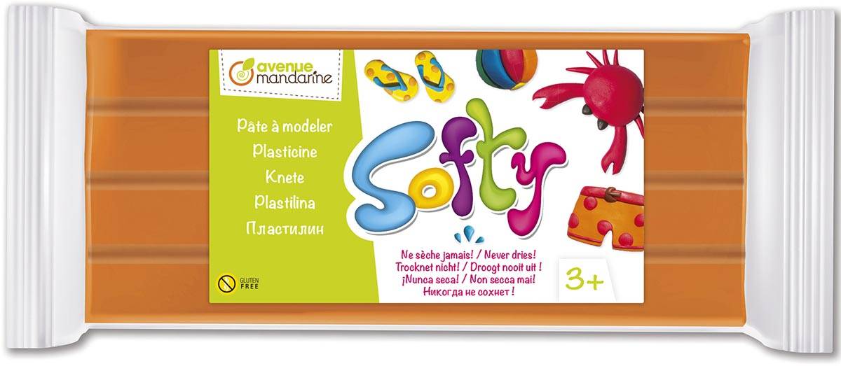 Darwi boetseerpasta Softy oranje