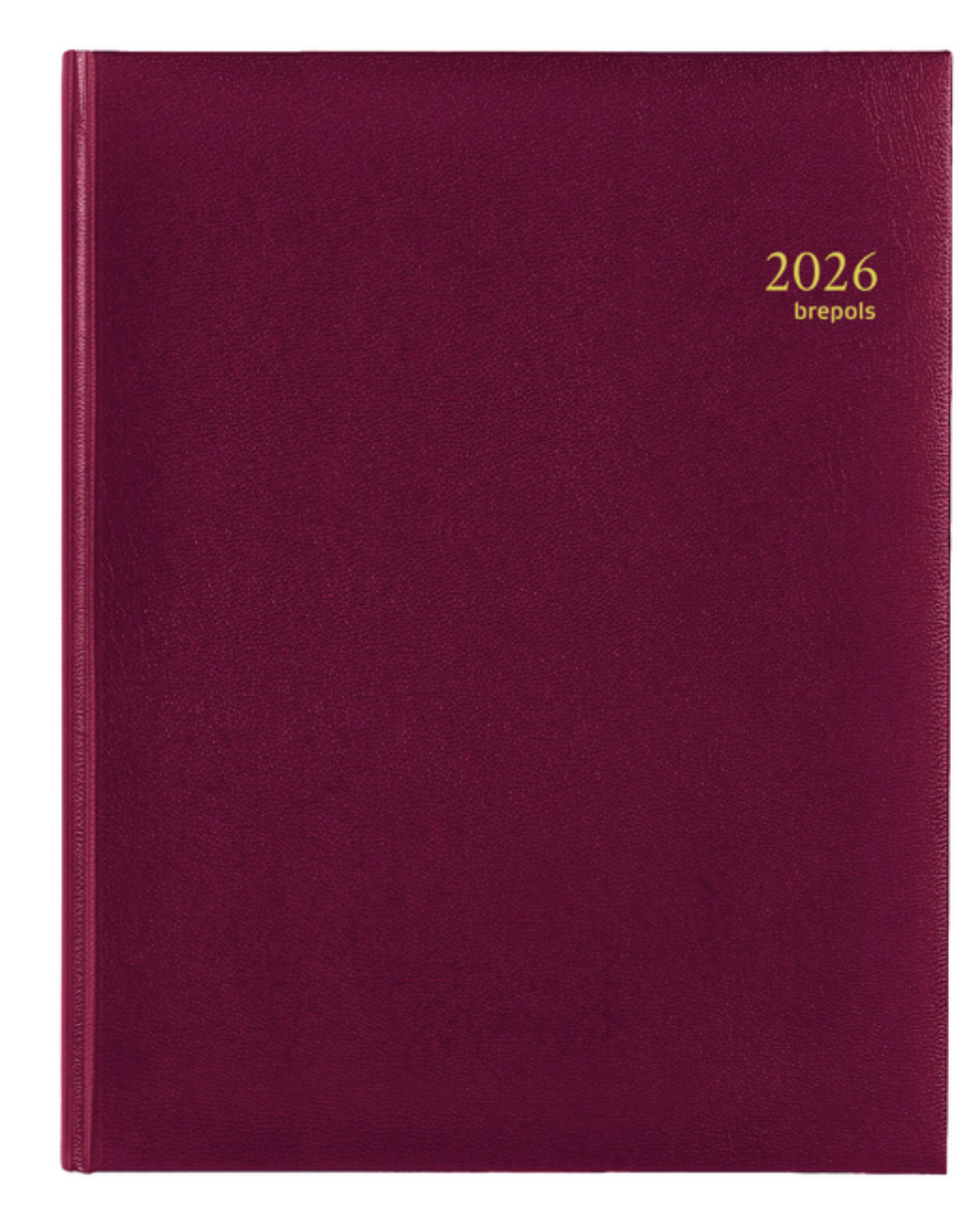 Brepols agenda Concorde Lima 6-talig, bordeaux, 2026