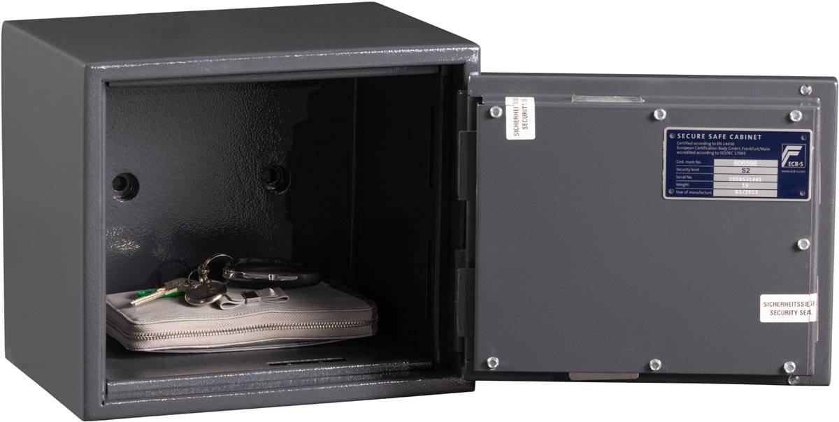 De Raat DRS Global 1 K kluis, met sleutelslot, 7,5 l