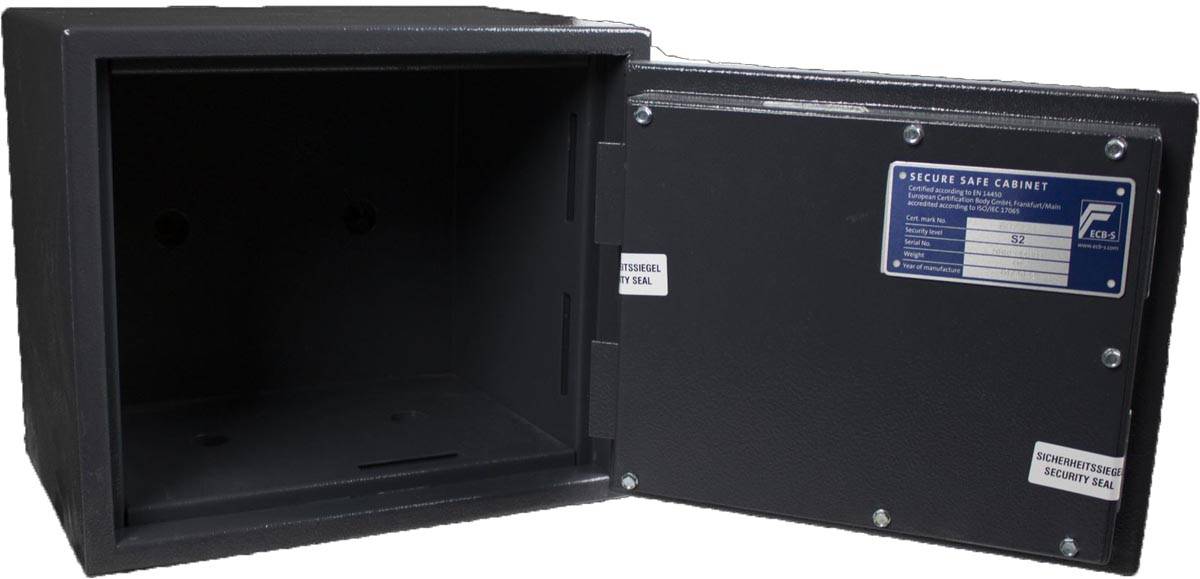 De Raat DRS Global 1 K kluis, met sleutelslot, 7,5 l