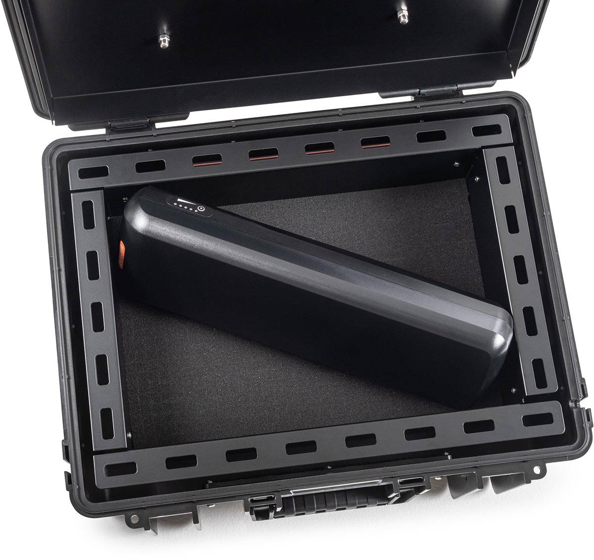 De Raat koffer voor Lithium-Ion batterijen, medium, 13 l, zwart