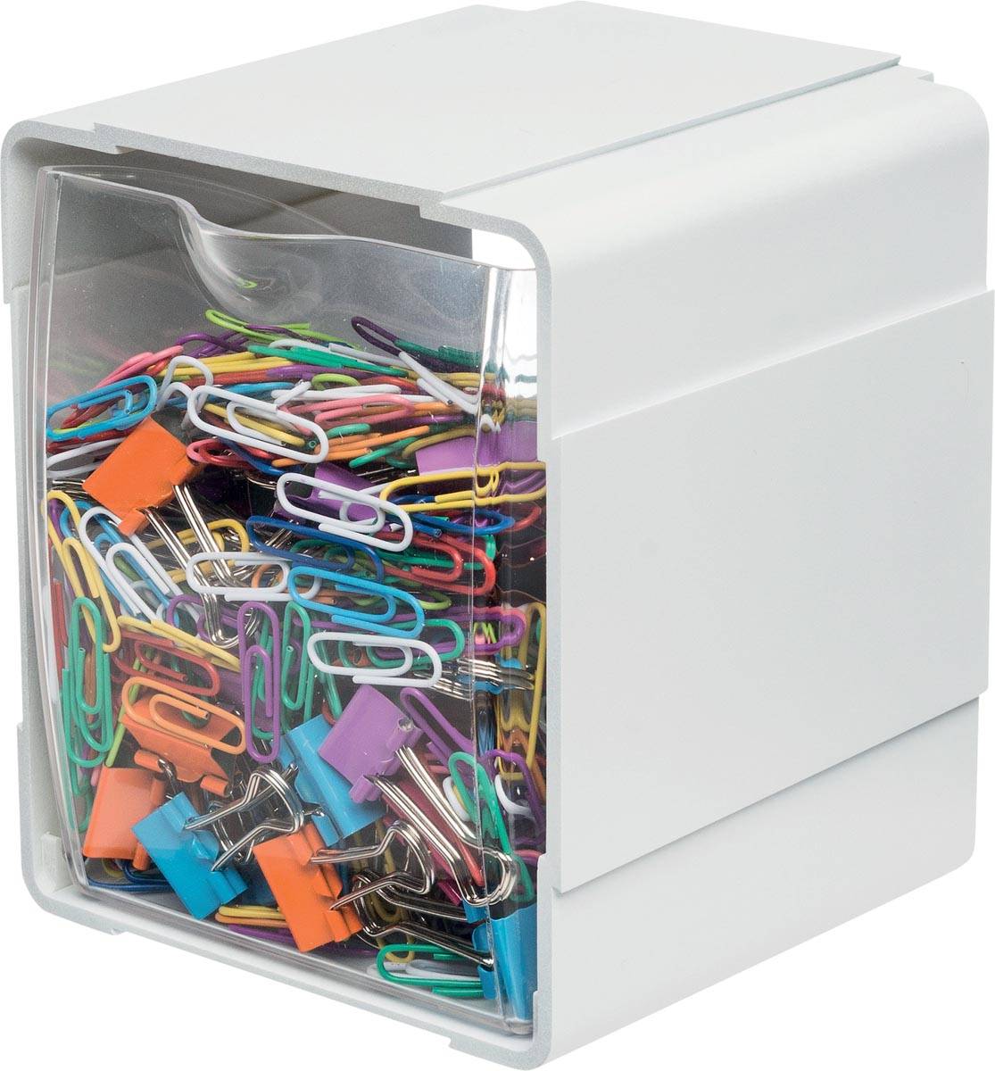 Deflecto sorteer kantelbakje wit, pak met 4 stuks