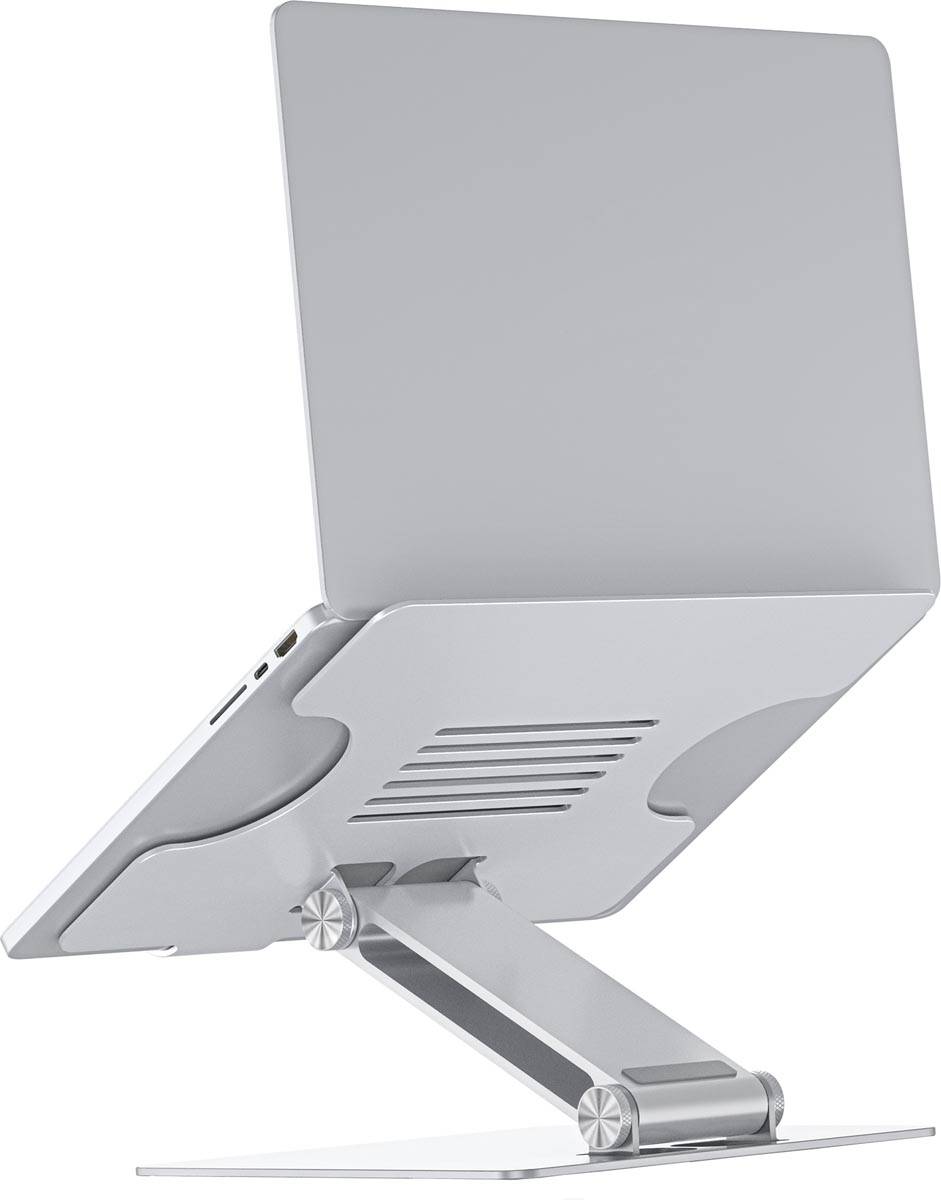 Desq laptopstandaard voor laptops tot 15,6 inch, zilver