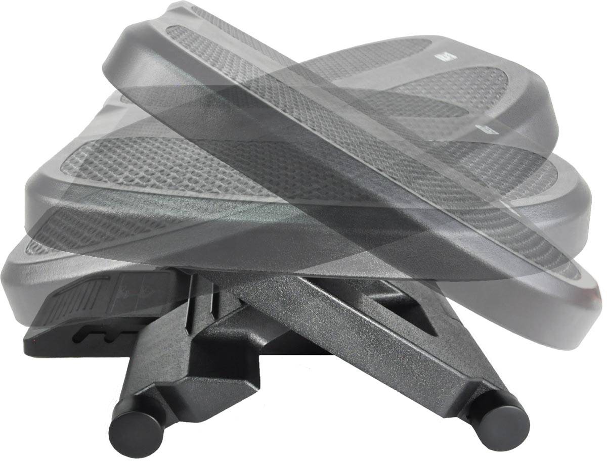 Desq voetensteun anti slip, 3 hoogte standen, zwart