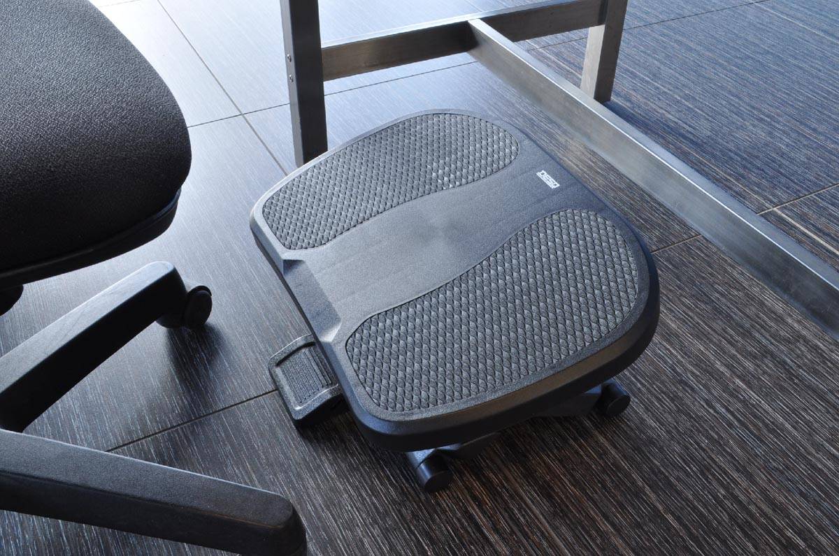 Desq voetensteun anti slip, 3 hoogte standen, zwart