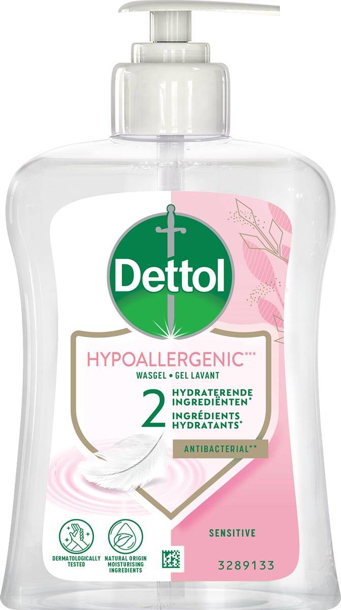Dettol handzeep Hypoallergenic, hypoallergenic, flacon van 250 ml