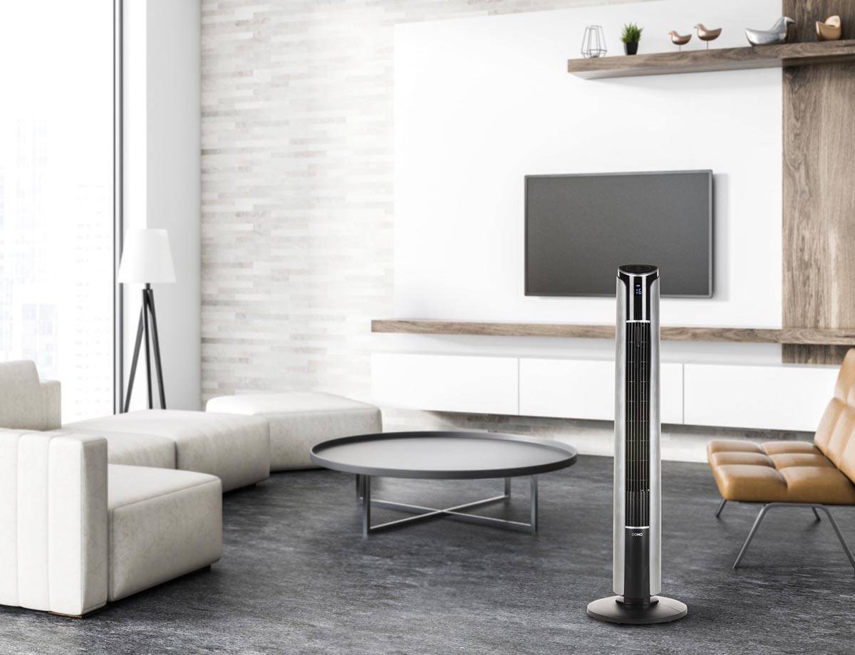 Domo digitale kolomventilator, hoogte 107 cm, multi-angle