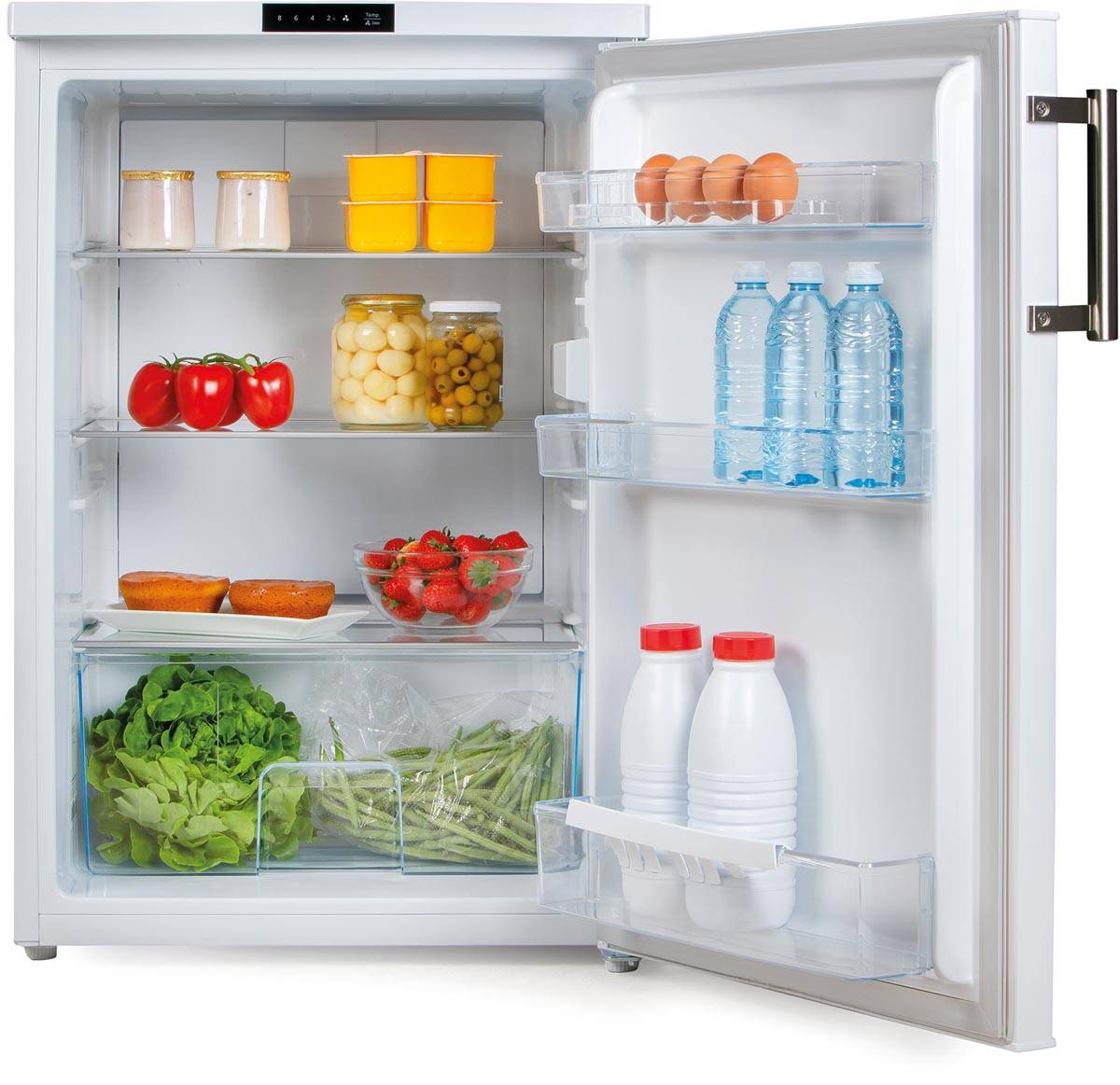 Domo koelkast tafelmodel 134 liter, energieklasse D, wit