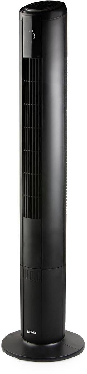Domo kolomventilator met sfeerlicht, hoogte 110 cm, zwart