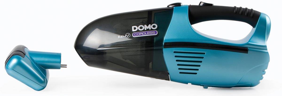 Domo kruimeldief met oplaadbare batterij, 14,4 V, blauw