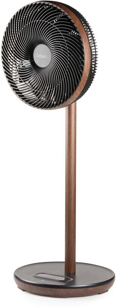 Domo statiefventilator Wood Style, super stil, diameter 33 cm