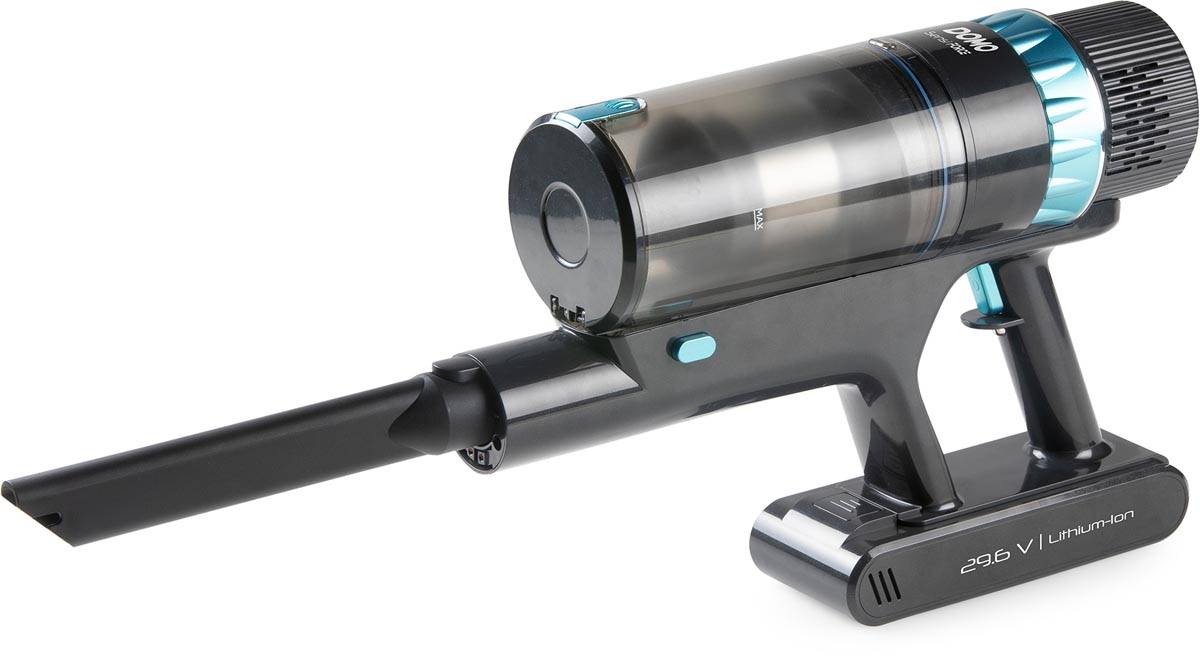 Domo steelstofzuiger 2 in 1 met oplaadbare batterij, 29,6 V, 60 min