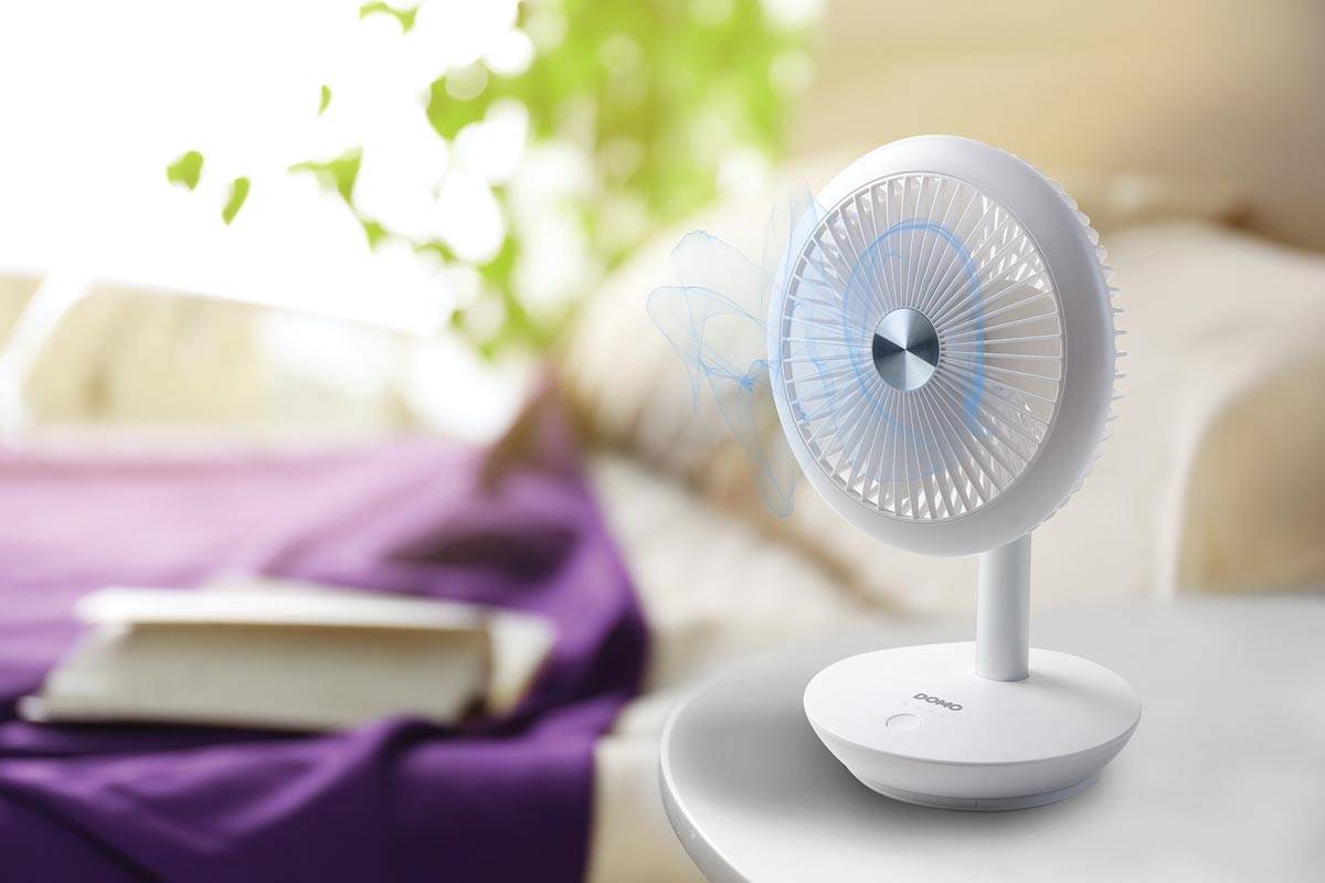 Domo tafelventilator My Fan, oplaadbaar via USB
