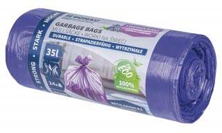 DONAU PROFESSIONAL vuilniszak, 18 micron, ft 49 x 66 cm, 35 liter, lavendel, pak van 24 stuks