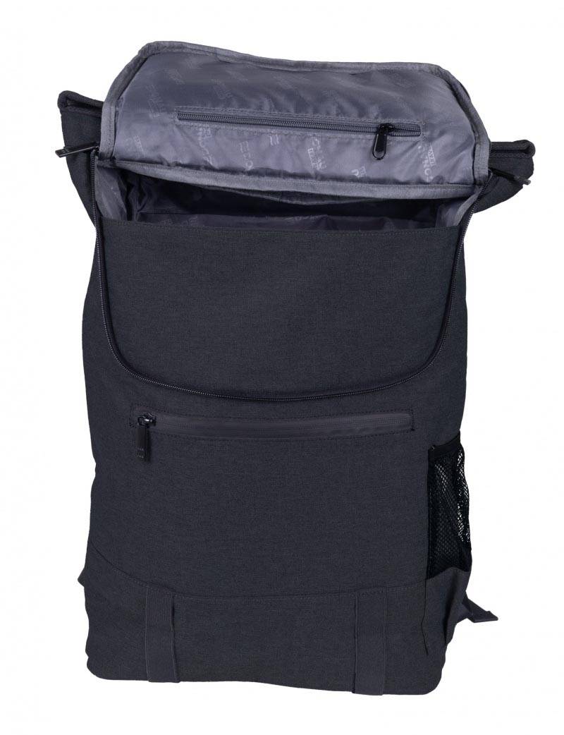 Donau Travel rugzak London, 18 l, 15,6 inch, zwart