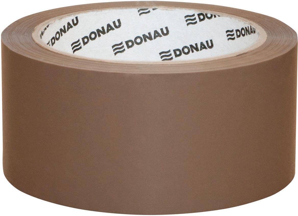 DONAU verpakkingsplakband Solvent, 42 micron, 48 x 60 m, bruin