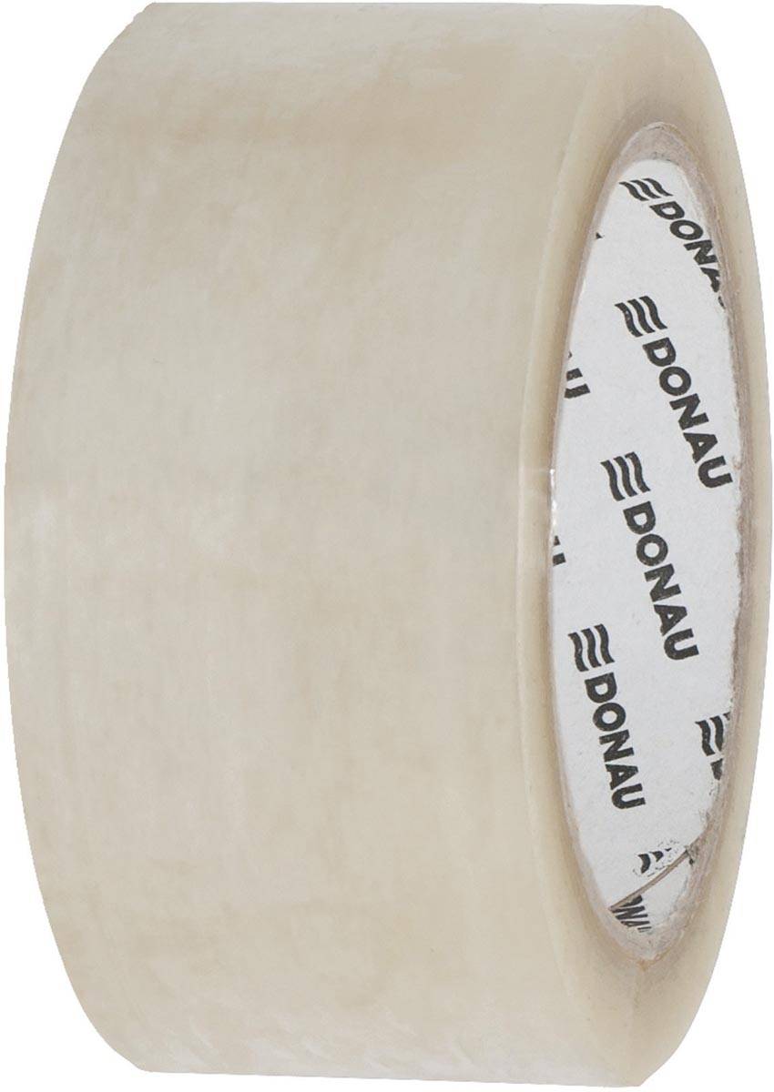 DONAU verpakkingsplakband Solvent, 42 micron, 48 x 60 m, transparant