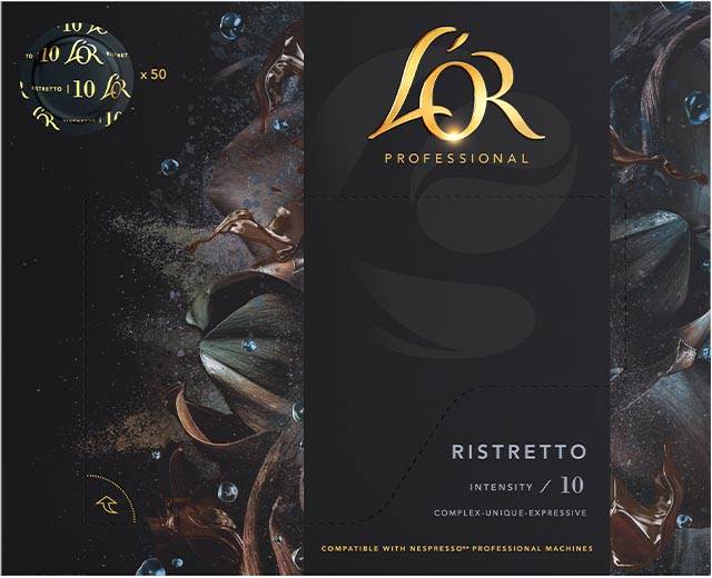 Douwe Egberts L'or professional discs Intensity 10, Ristretto, pak van 50 discs