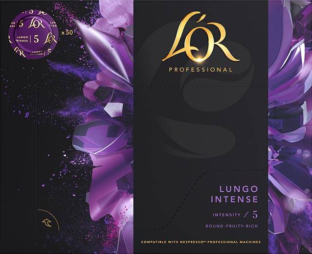 Douwe Egberts L'or professional discs Intensity 5, Lungo Intense, pak van 50 discs