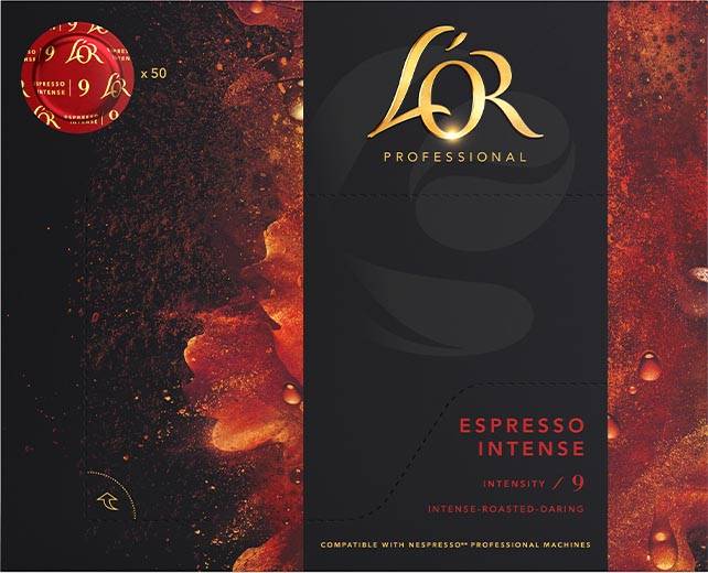 Douwe Egberts L'or professional discs Intensity 9, Espresso Intense, pak van 50 discs