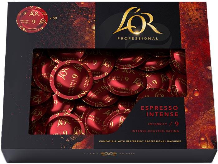 Douwe Egberts L'or professional discs Intensity 9, Espresso Intense, pak van 50 discs