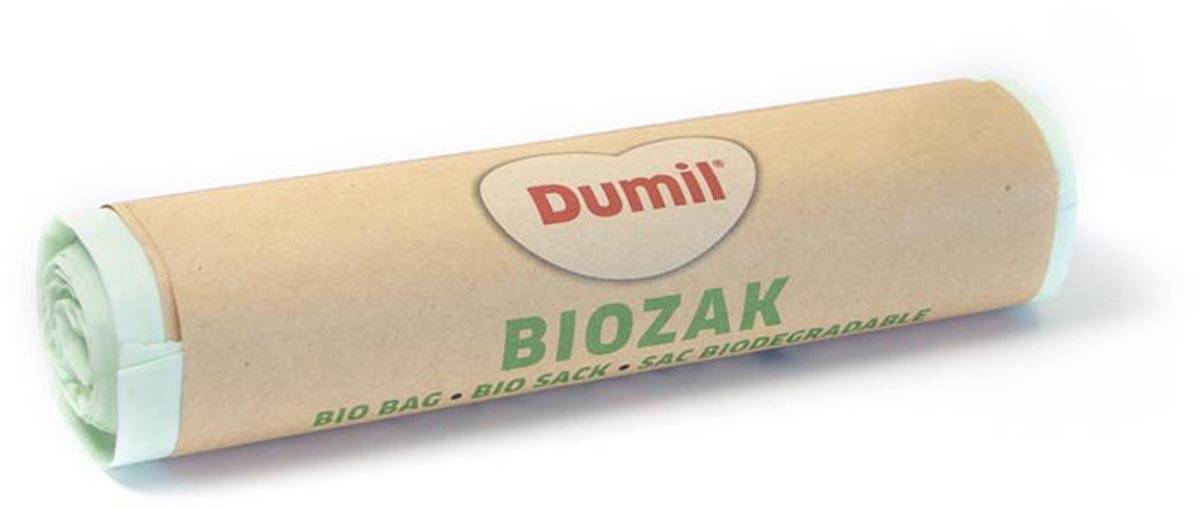 Dumil bio vuilniszak voor GFT, 16 micron, 60 l, rol van 8 stuks, groen