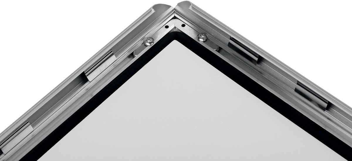Durable clicklijst Outdoor, uit aluminium, zilver, waterdicht, ft A3