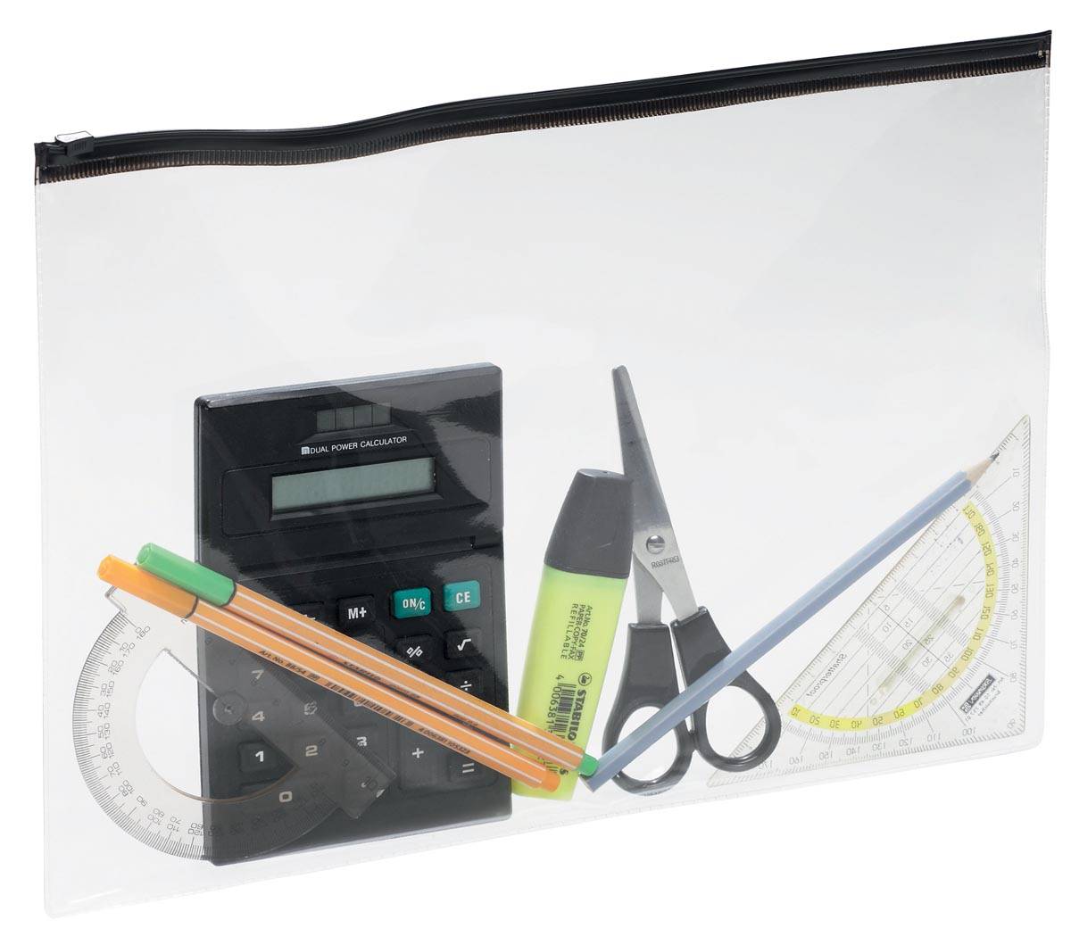 Durable documentenmap Zip bag voor ft A4, pak van 5 stuks